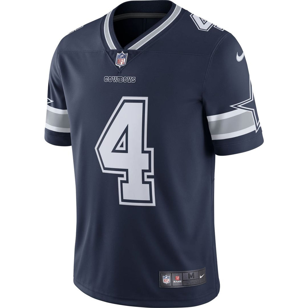 Men's Dallas Cowboys Dak Prescott Nike Navy Vapor Limited product image 2