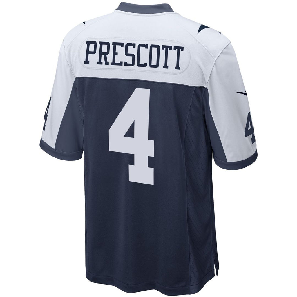 Men's Dallas Cowboys Dak Prescott Nike Navy Alternate Game product image 3