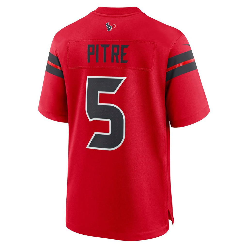 Men's Houston Texans Jalen Pitre Nike Red Alternate Game product image 9