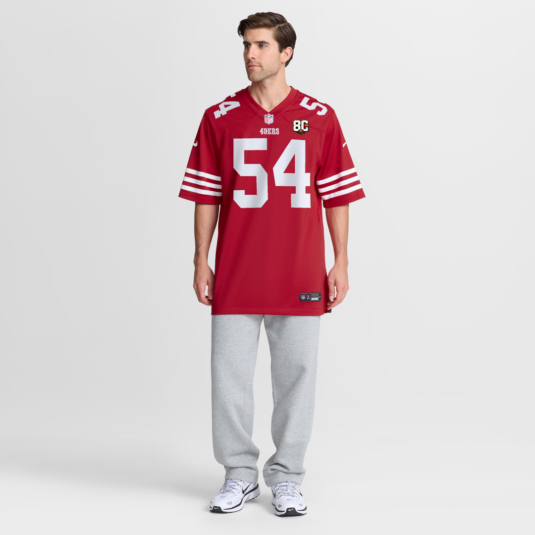 Men's San Francisco 49ers Fred Warner Nike White 80th product image 10