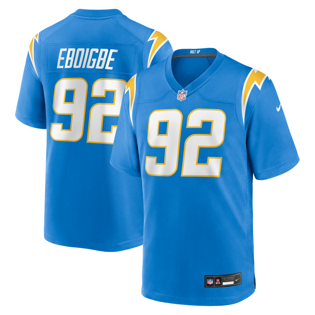Men's Los Angeles Chargers Justin Eboigbe Nike Powder Blue product image 1