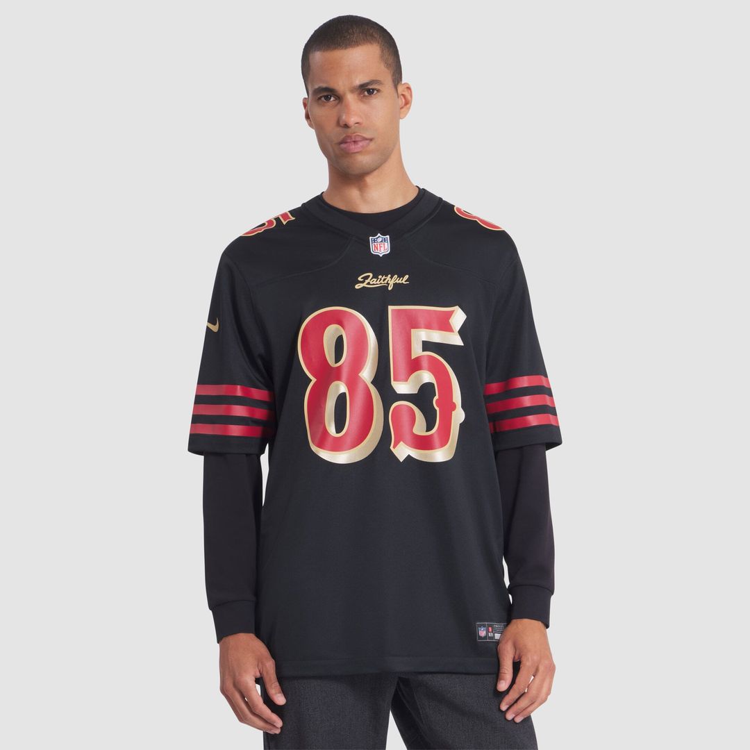 Men's San Francisco 49ers George Kittle Nike Black product image 4