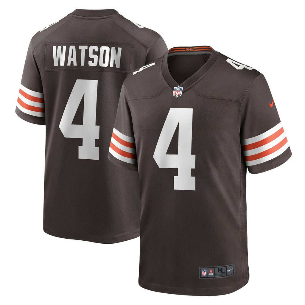 Men's Cleveland Browns Deshaun Watson Nike White Game Jersey product image 7