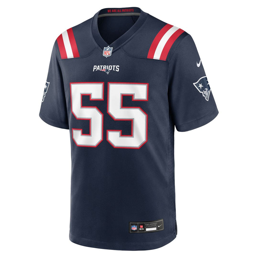 Men's New England Patriots Jared Wilson Nike Navy Team Game product image 4