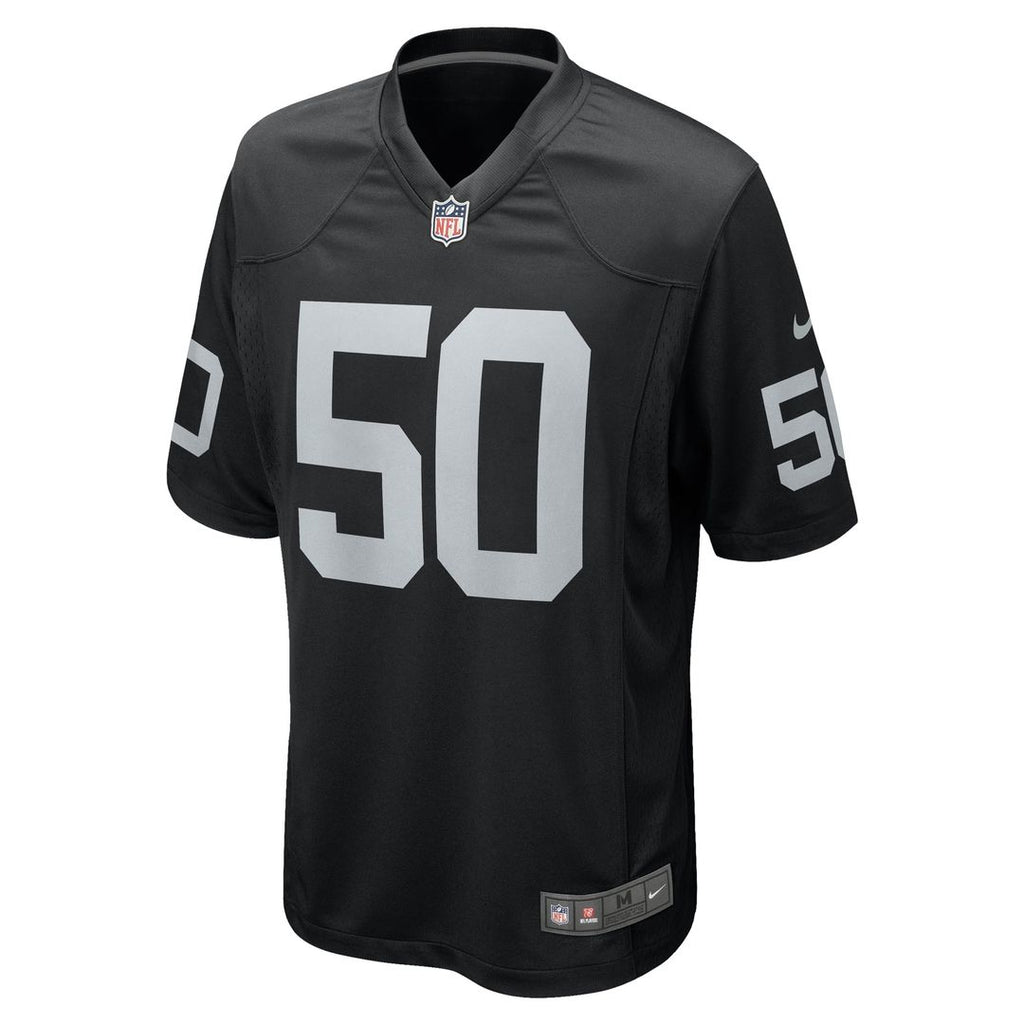 Men's Las Vegas Raiders Jacob Bobenmoyer Nike Black Game product image 2