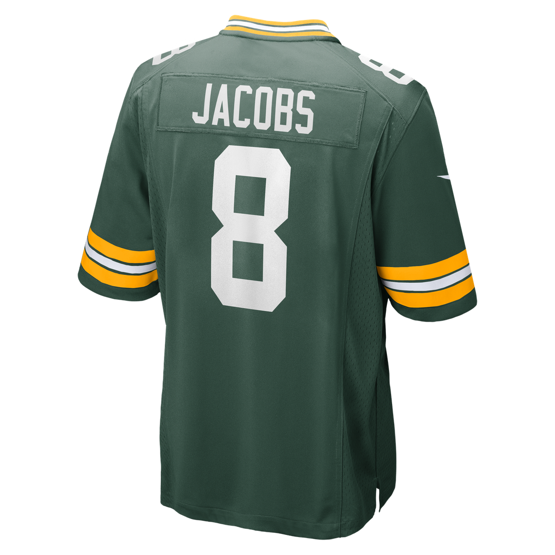 Men's Green Bay Packers Josh Jacobs Nike Team Game Jersey product image 3