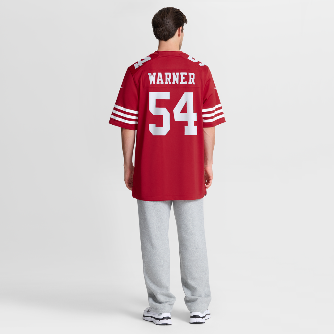 Men's San Francisco 49ers Fred Warner Nike White Player product image 14