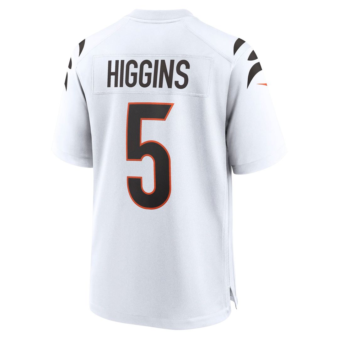 Men's Cincinnati Bengals Tee Higgins Nike White Game Jersey product image 6