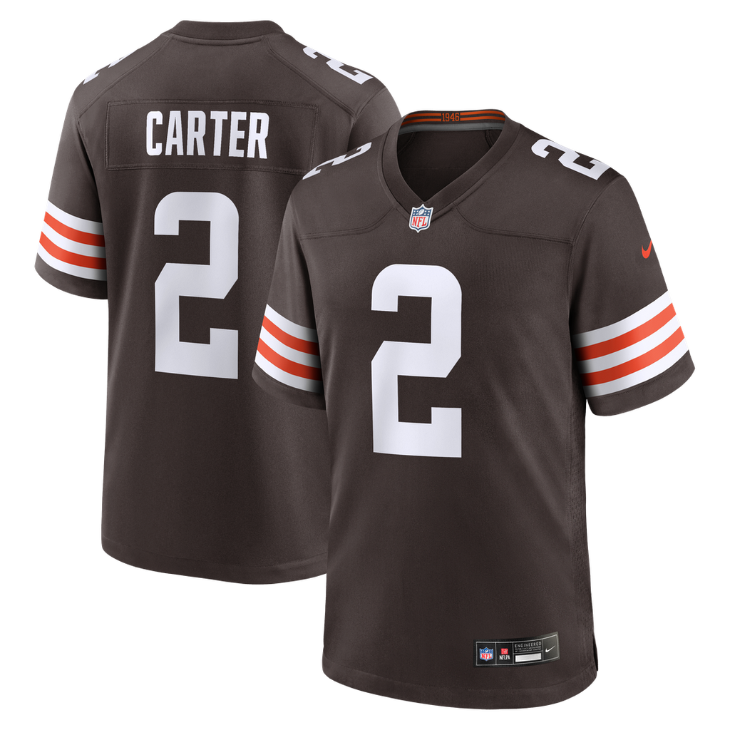 Men's Cleveland Browns DeAndre Carter Nike Brown Team Game product image 1