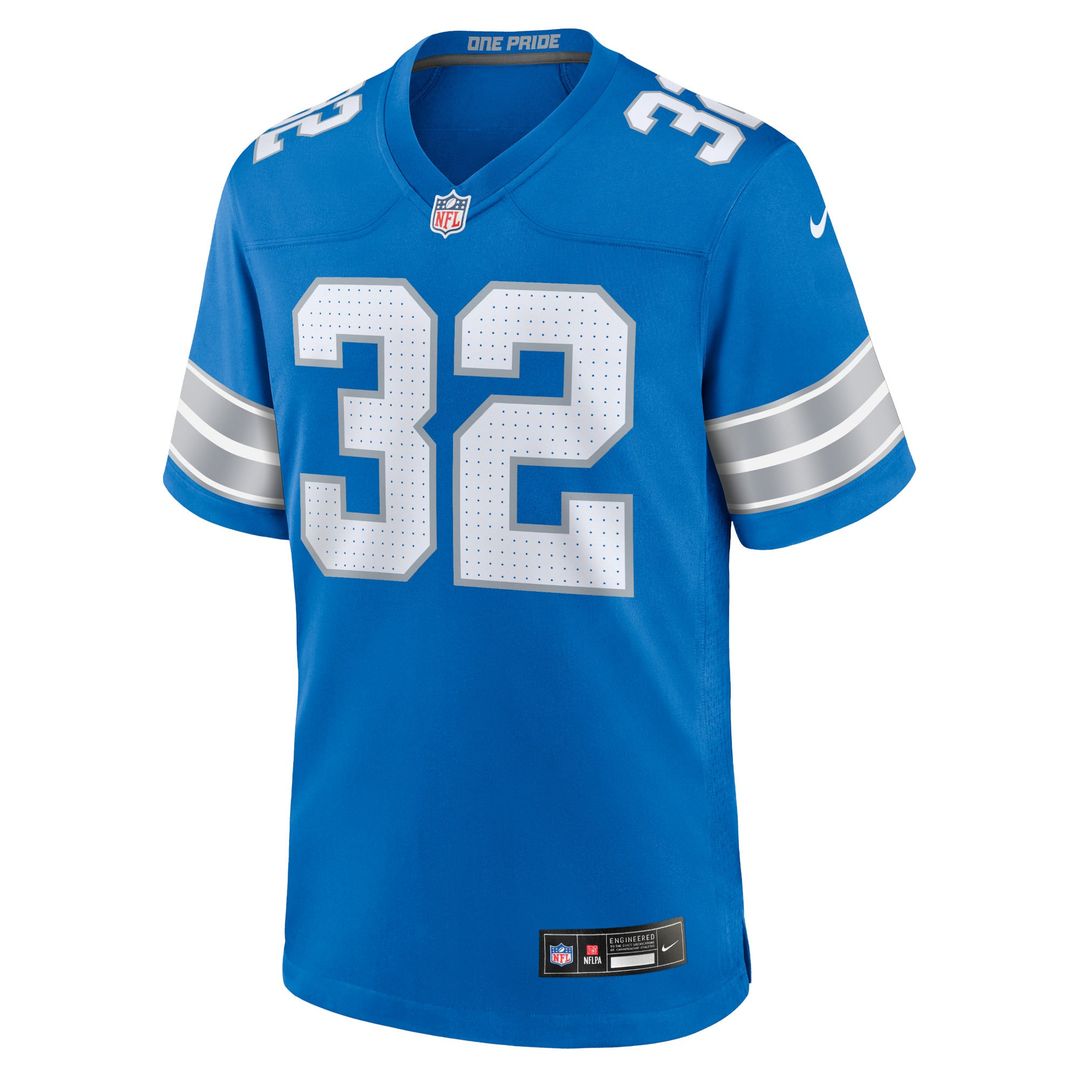 Men's Detroit Lions Brian Branch Nike Blue Game Jersey product image 9