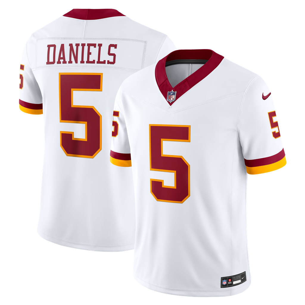 Men's Washington Commanders Jayden Daniels Nike White Vapor product image 1