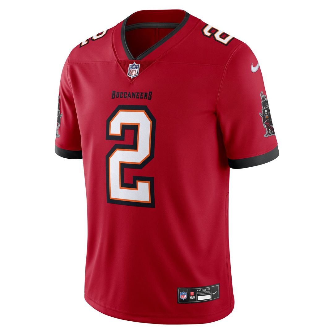 Men's Tampa Bay Buccaneers Emeka Egbuka Nike Red Vapor product image 2