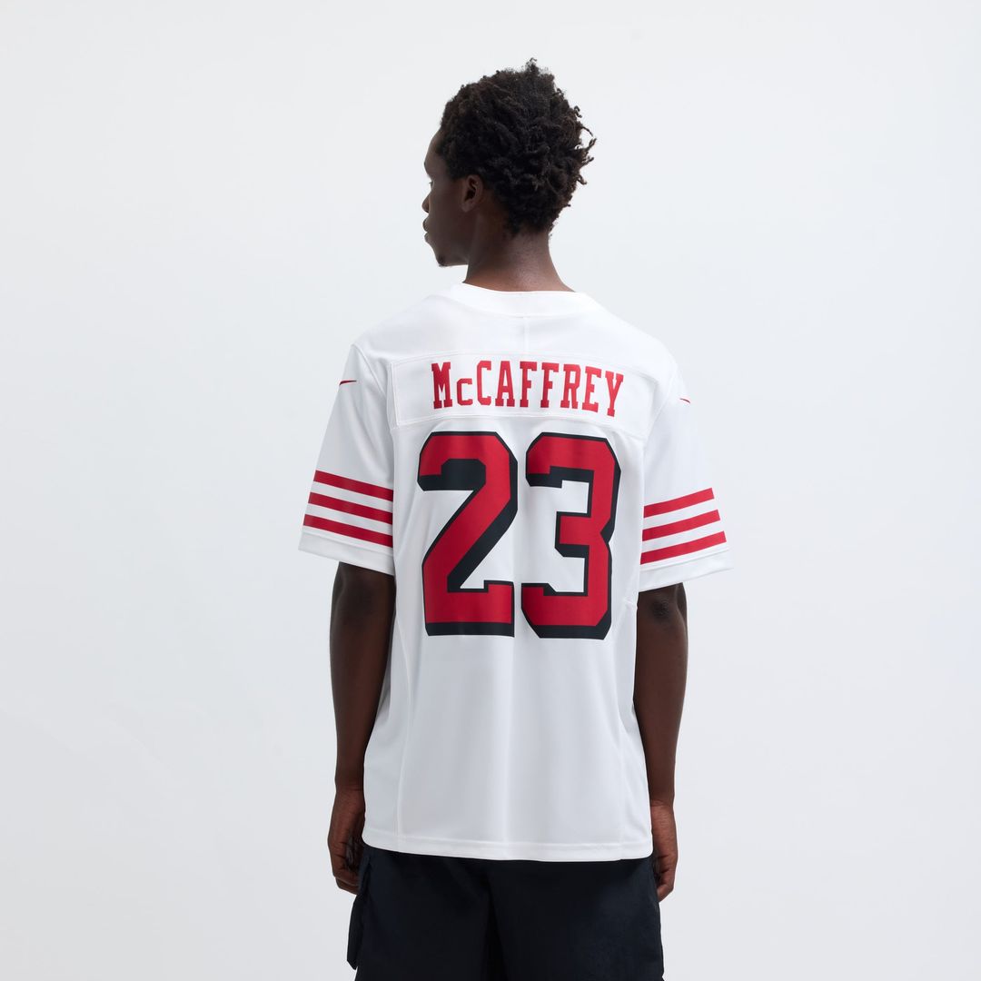 Men's San Francisco 49ers Christian McCaffrey Nike White product image 5
