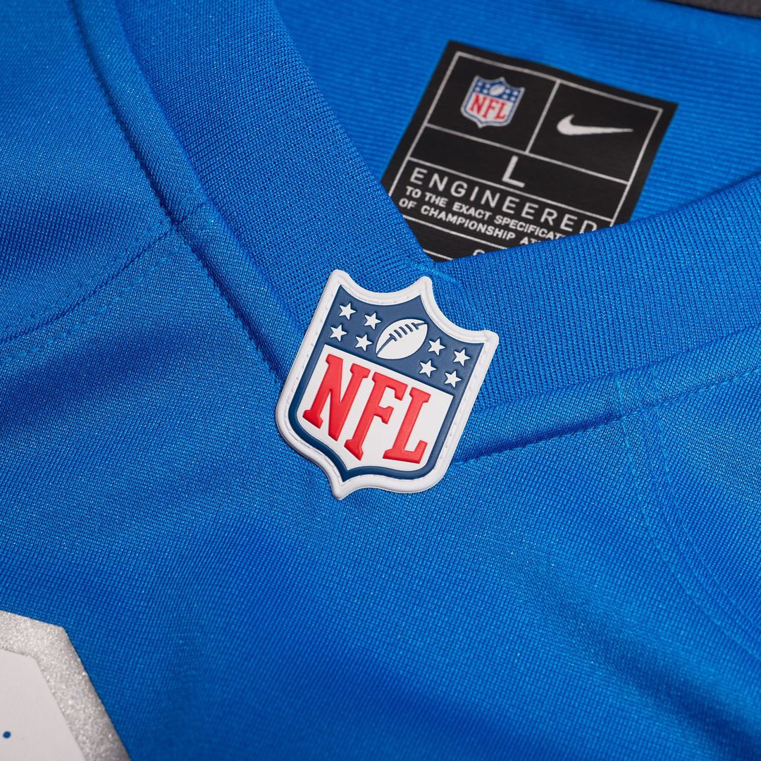 Men's Detroit Lions Brian Branch Nike Blue Game Jersey product image 4