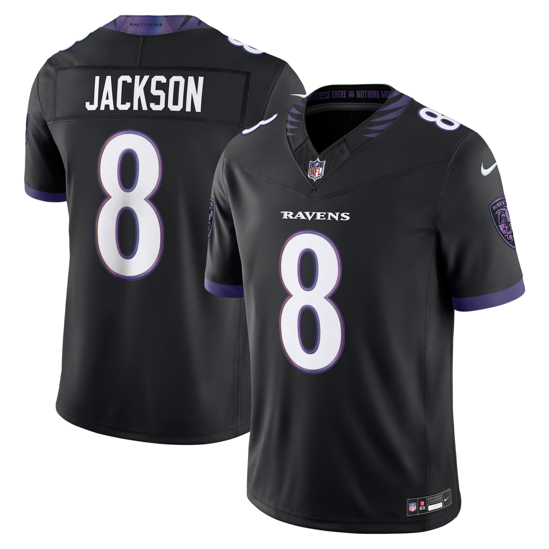 Men's Baltimore Ravens Lamar Jackson Nike Purple Team Vapor product image 20