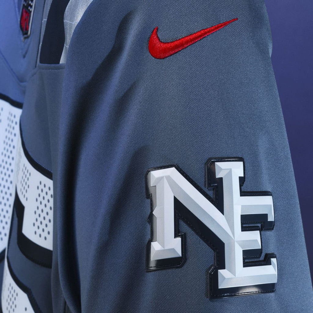 Men's New England Patriots Drake Maye Nike Blue Rivalries product image 6