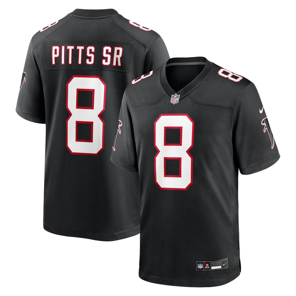 Men's Atlanta Falcons Kyle Pitts Sr. Nike Black Alternate product image 1