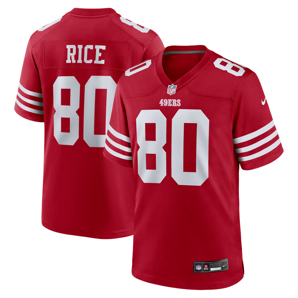 Men's San Francisco 49ers Jerry Rice Nike Scarlet Retired product image 1
