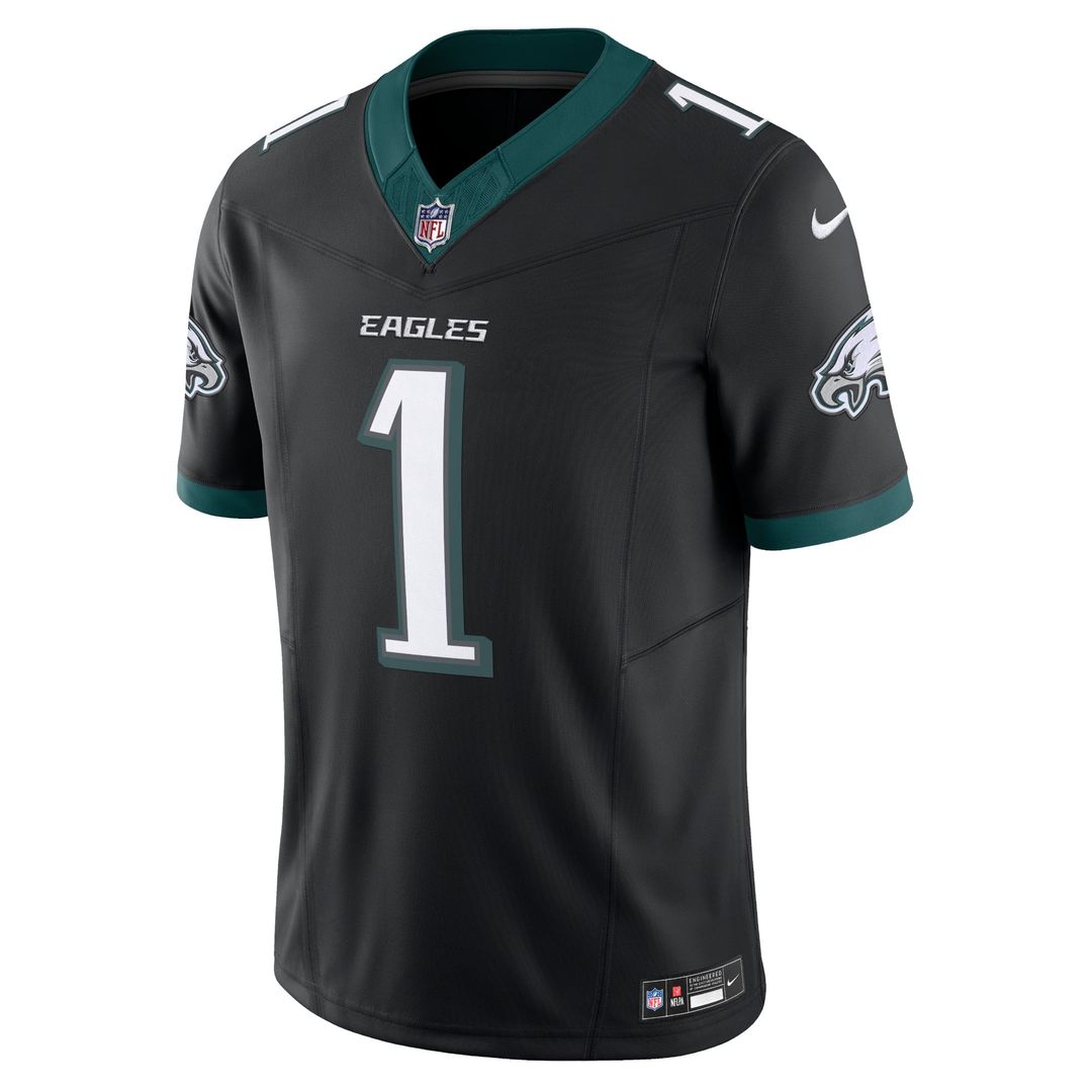 Men's Philadelphia Eagles Jalen Hurts Nike Black Alternate product image 2