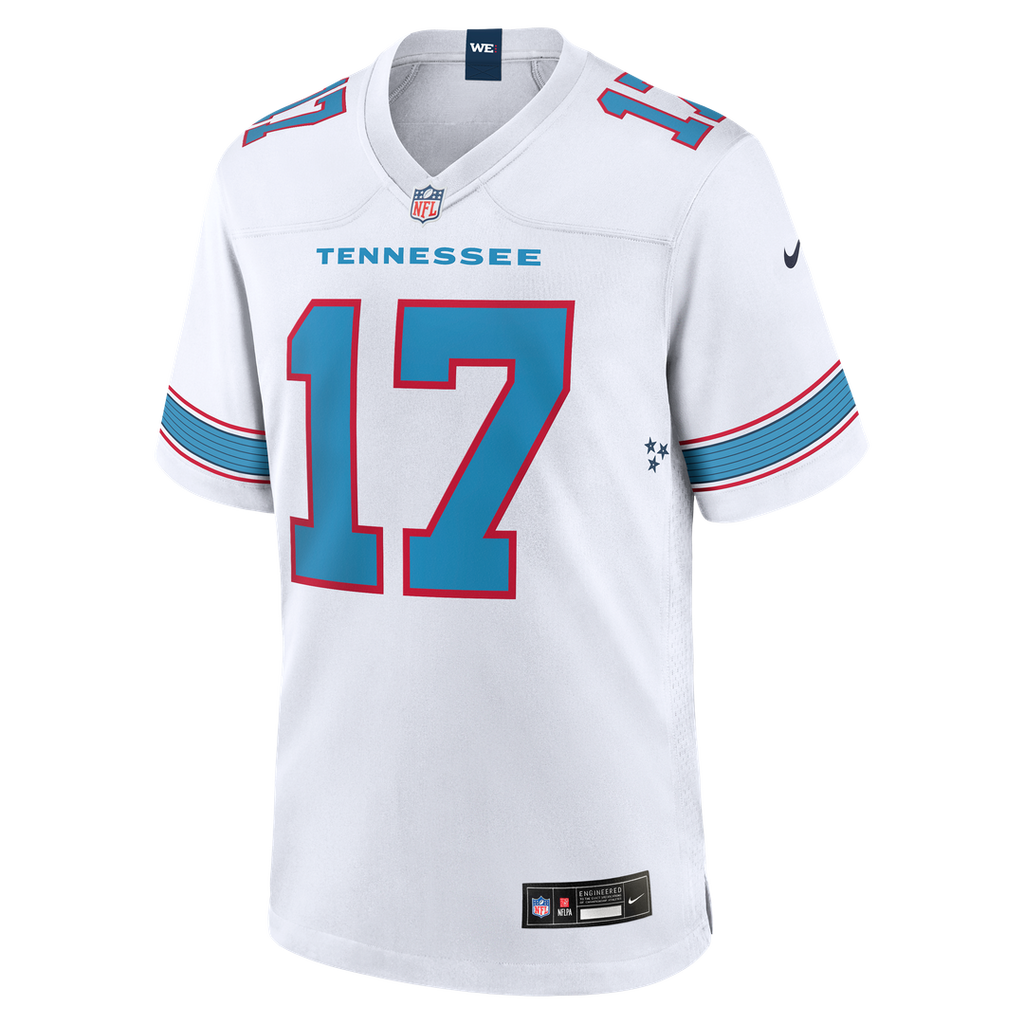 Men's Tennessee Titans Chimere Dike Nike White Game Jersey product image 2
