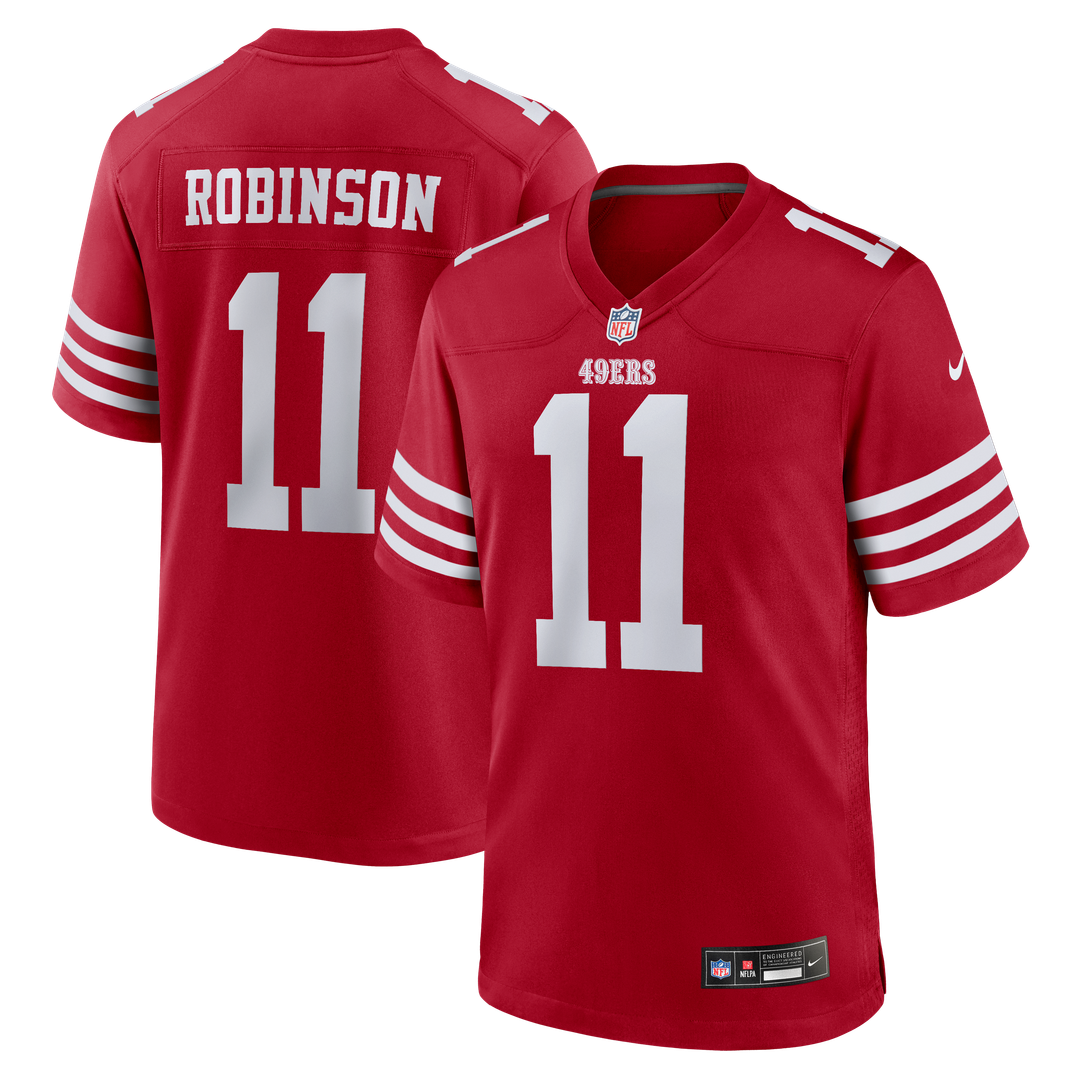 Men's San Francisco 49ers Demarcus Robinson Nike Scarlet product image 1