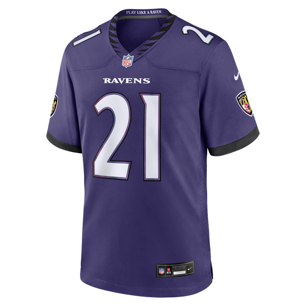 Men's Baltimore Ravens Jaylinn Hawkins Nike Purple Team product image 2