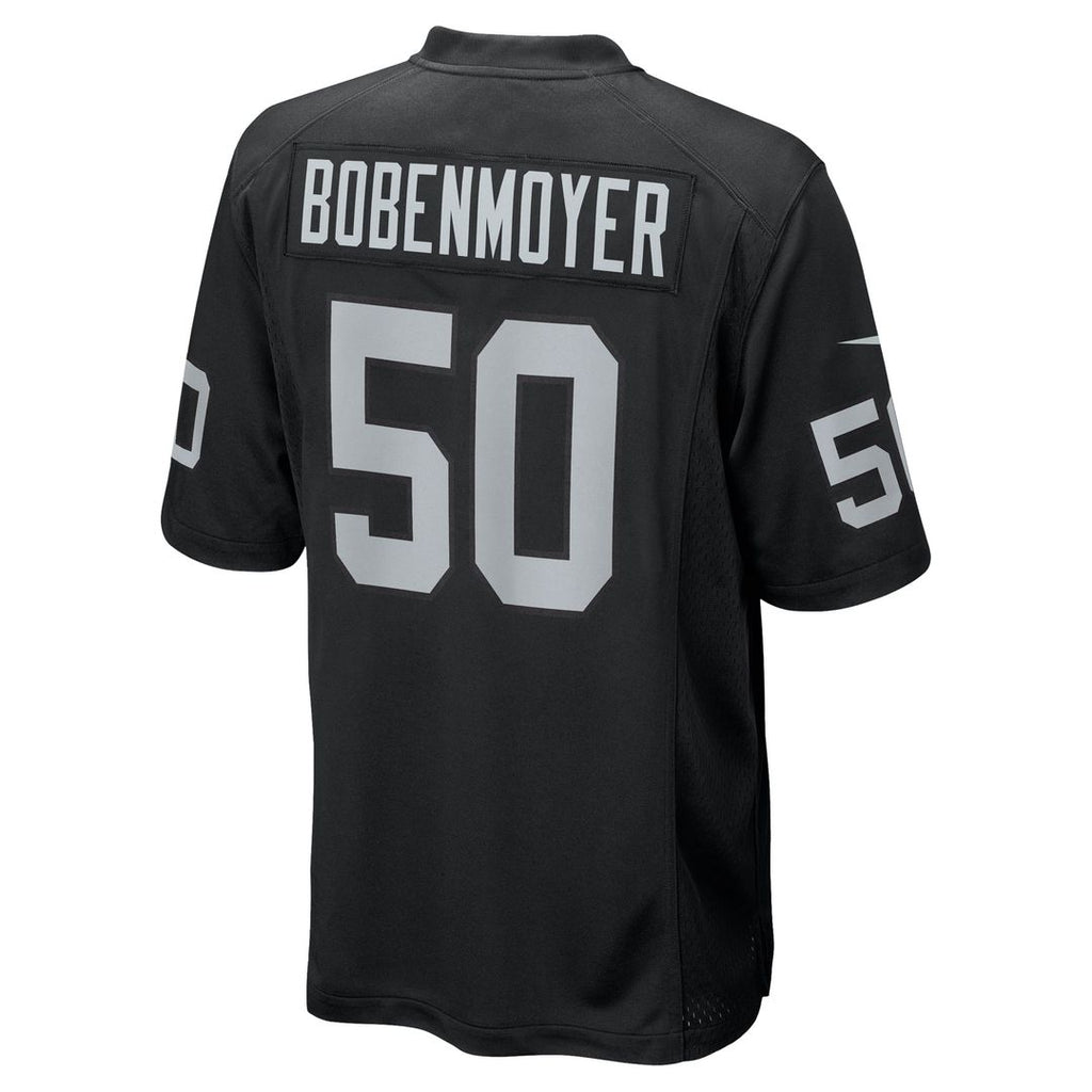 Men's Las Vegas Raiders Jacob Bobenmoyer Nike Black Game product image 3
