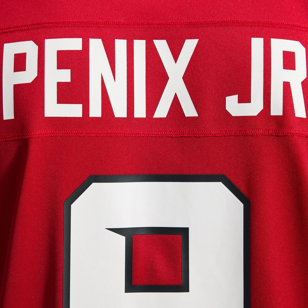 Men's Atlanta Falcons Michael Penix Jr. Nike Red Game Jersey product image 11
