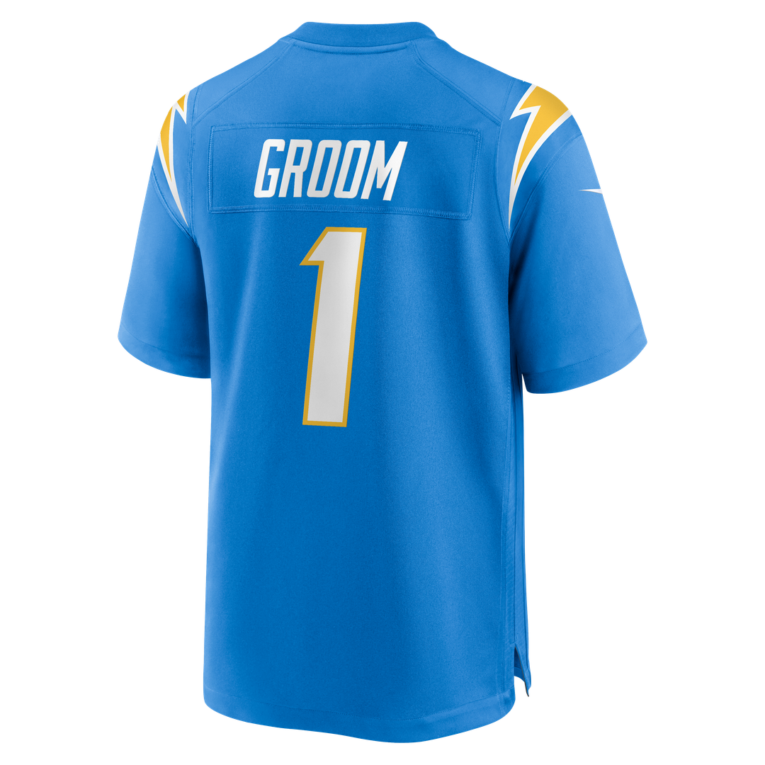 Men's Los Angeles Chargers Number 1 Groom Nike Powder Blue product image 3