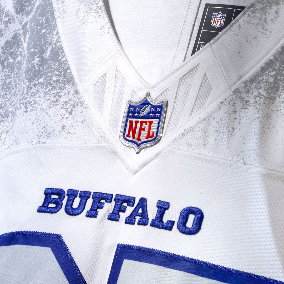Men's Buffalo Bills Keon Coleman Nike White Rivalries product image 5