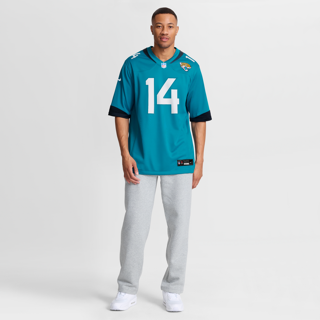 Men's Jacksonville Jaguars Nick Mullens Nike Teal Team Game product image 7