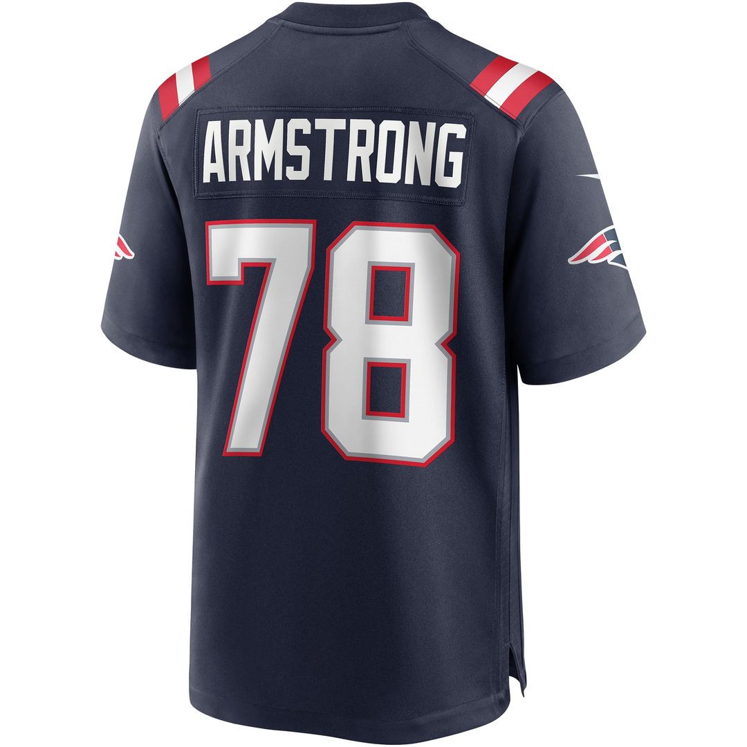 Men's New England Patriots Bruce Armstrong Nike Navy Game product image 3