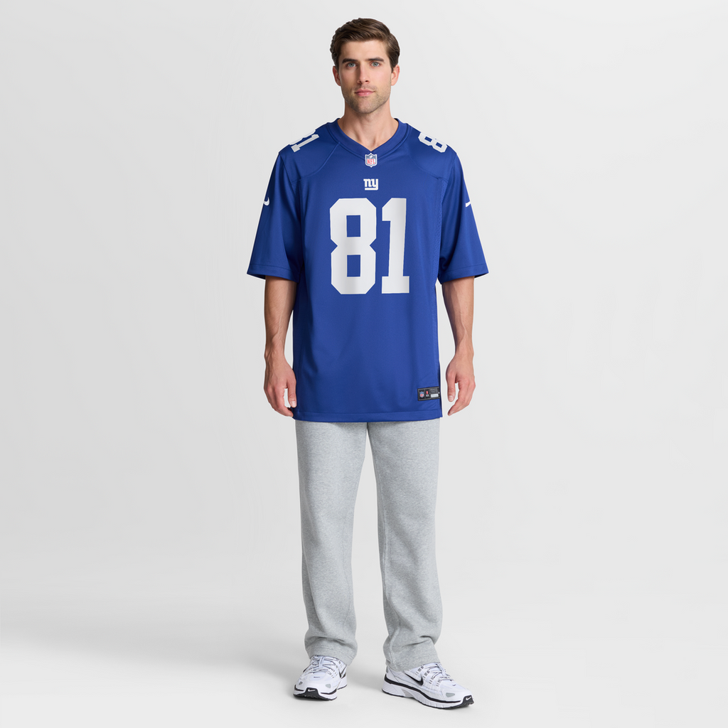 Men's New York Giants Jalin Hyatt Nike Royal Team Game product image 2