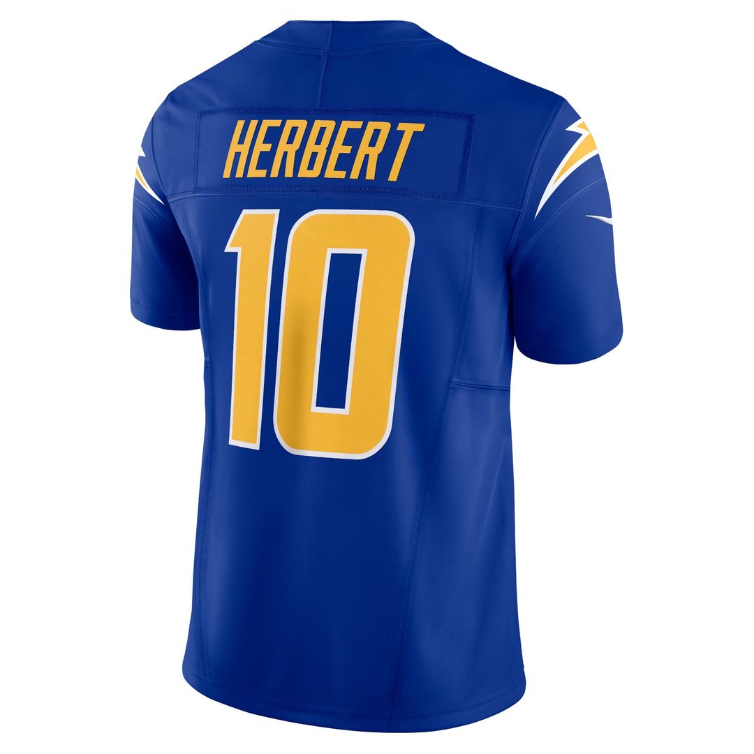 Men's Los Angeles Chargers Justin Herbert Nike Royal Vapor product image 3