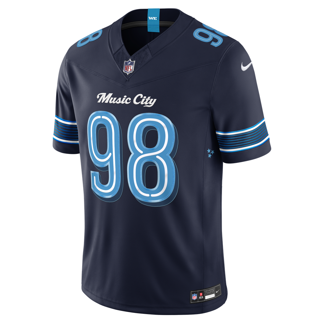 Men's Tennessee Titans Jeffery Simmons Nike Navy 2026 product image 2