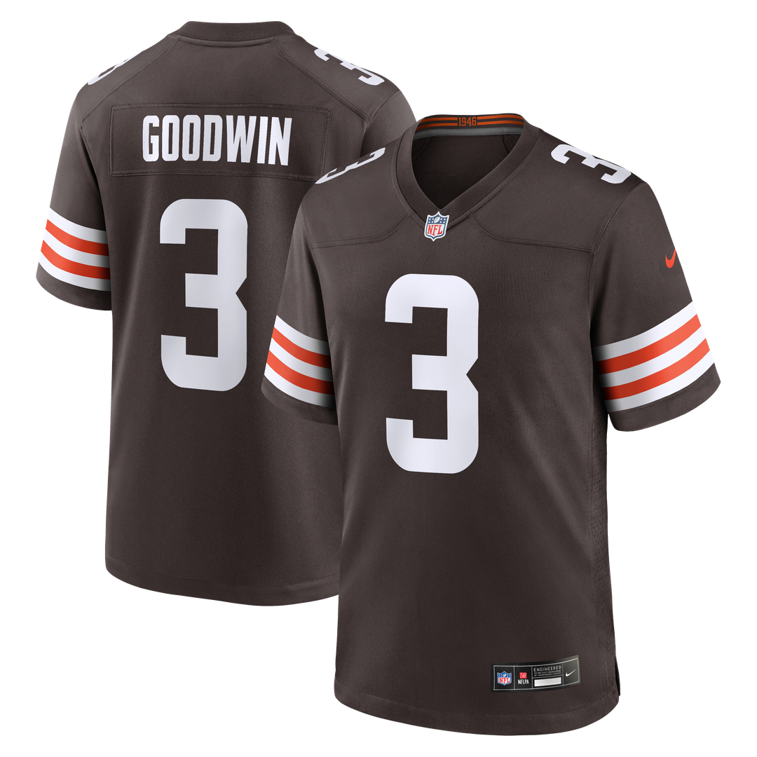 Men's Cleveland Browns Marquise Goodwin Nike Brown Team product image 1