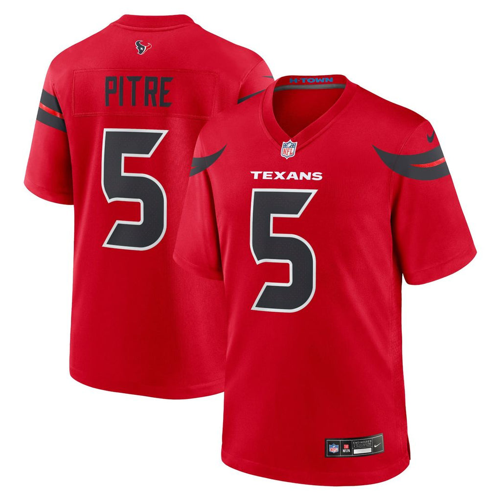 Men's Houston Texans Jalen Pitre Nike Red Alternate Game product image 7