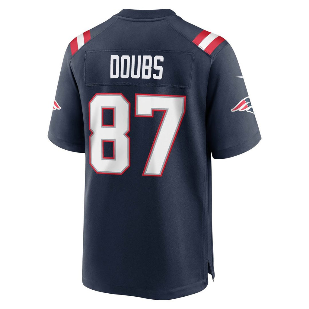Men's New England Patriots Romeo Doubs Nike Navy Game Jersey product image 3
