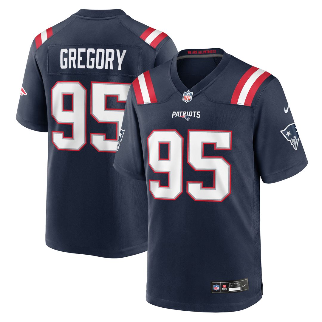 Men's New England Patriots Eric Gregory Nike Navy Team Game product image 1