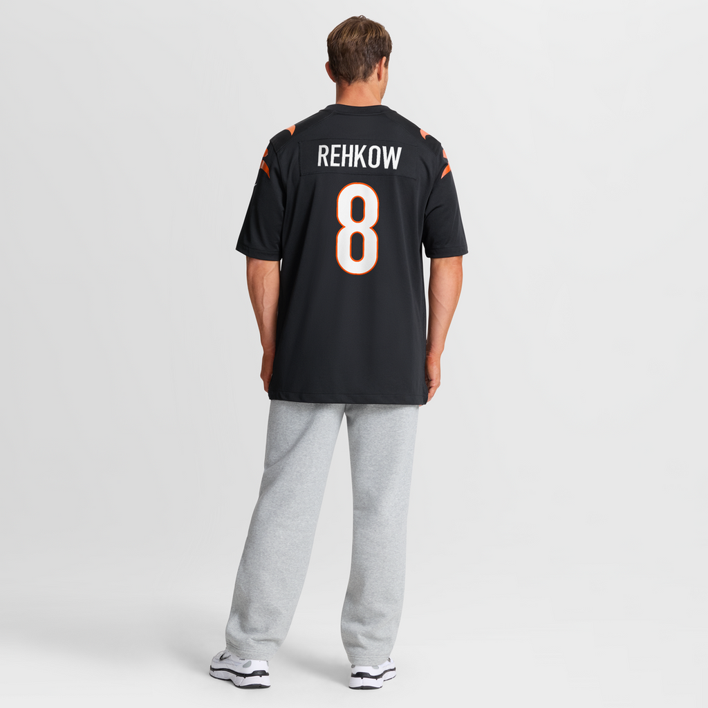 Men's Cincinnati Bengals Ryan Rehkow Nike Black Game Jersey product image 8