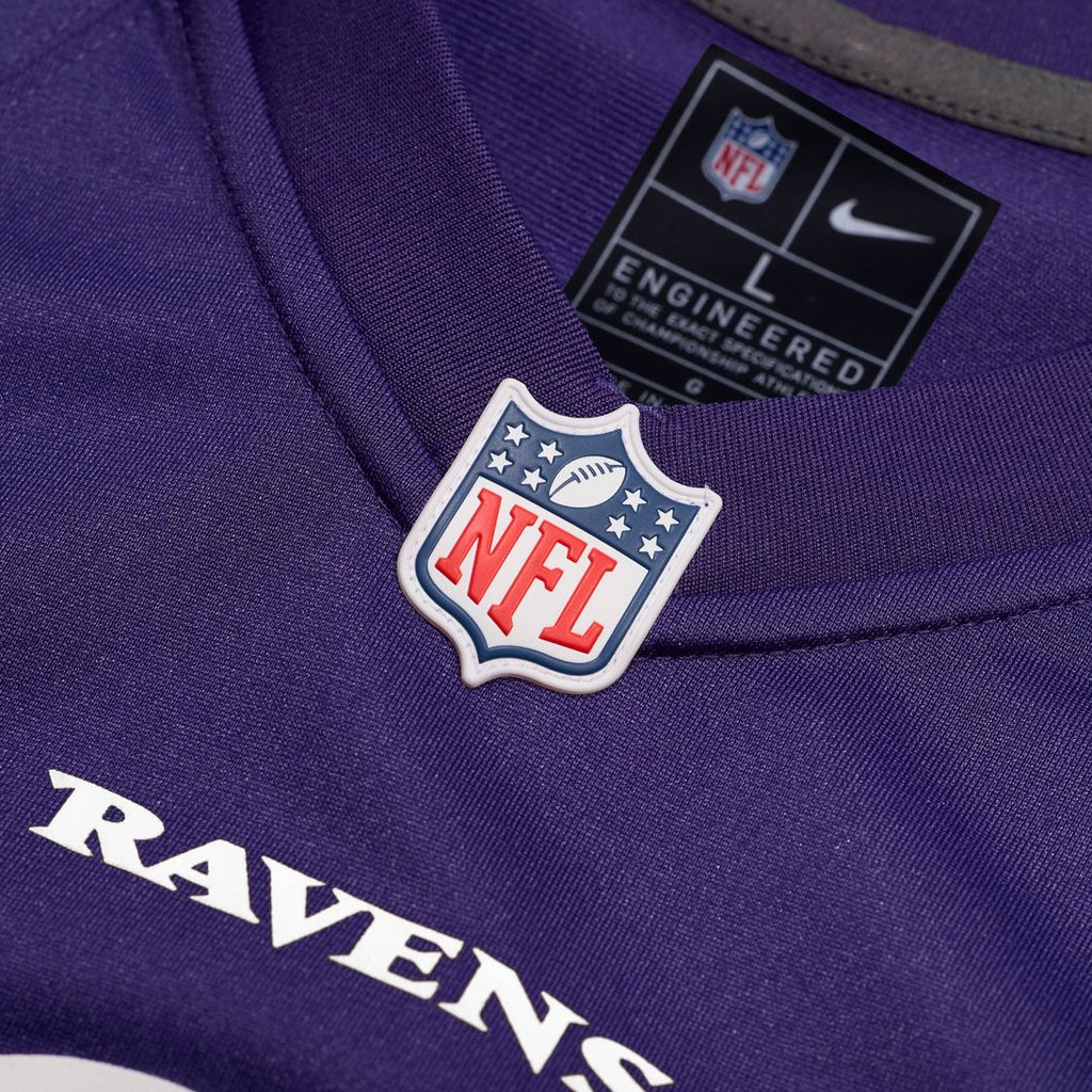 Men's Baltimore Ravens Justice Hill Nike Purple Game Jersey product image 4