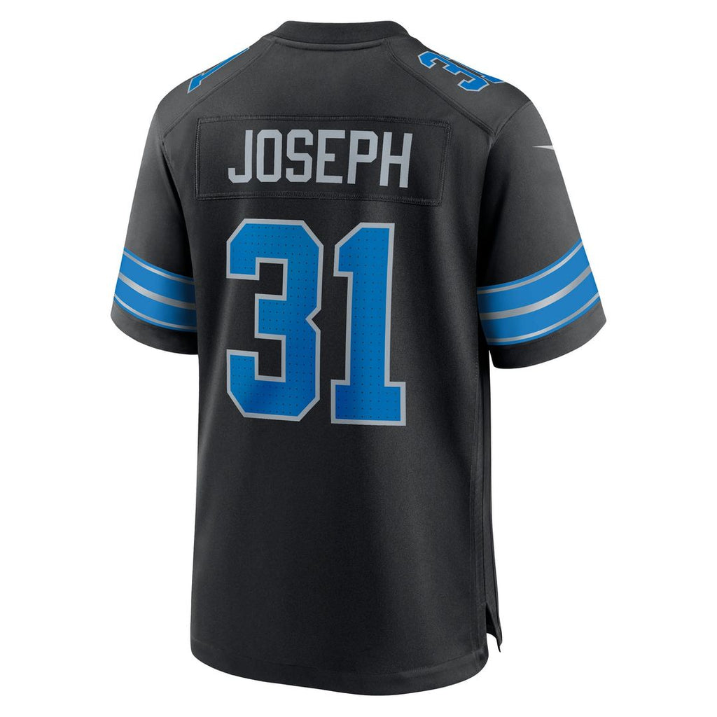 Men's Detroit Lions Kerby Joseph Nike Black Alternate Game product image 3