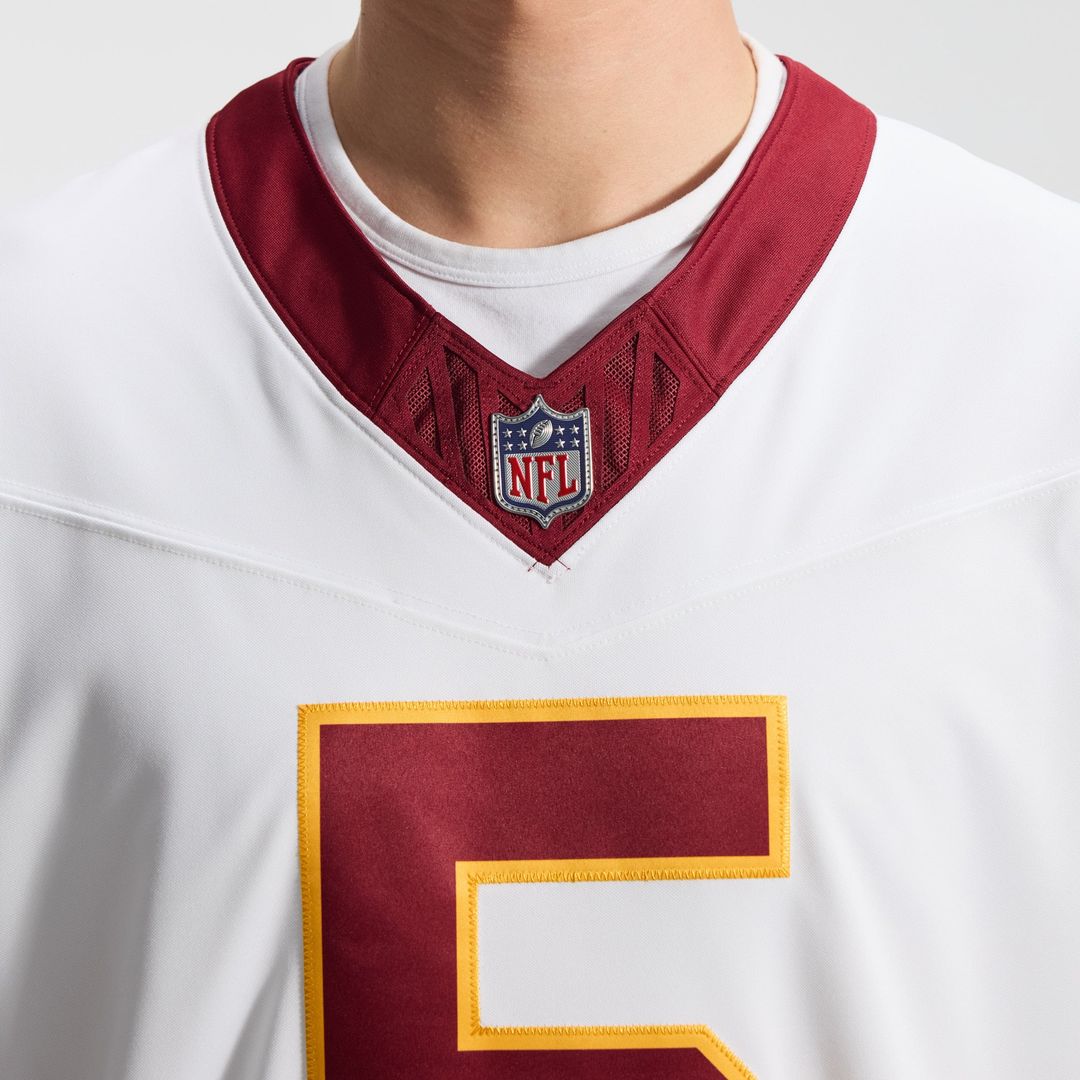 Men's Washington Commanders Jayden Daniels Nike White Vapor product image 9