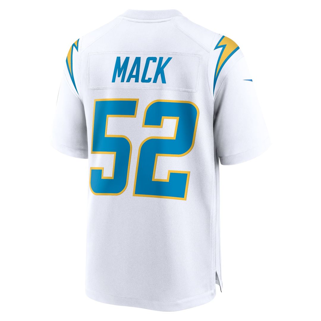 Men's Los Angeles Chargers Khalil Mack Nike White Game product image 3