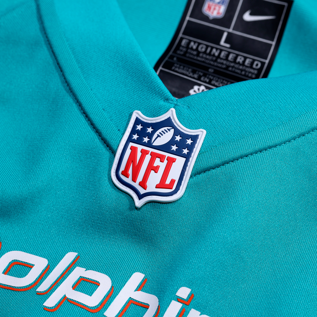 Men's Miami Dolphins Kenneth Grant Nike Aqua Team Game product image 3