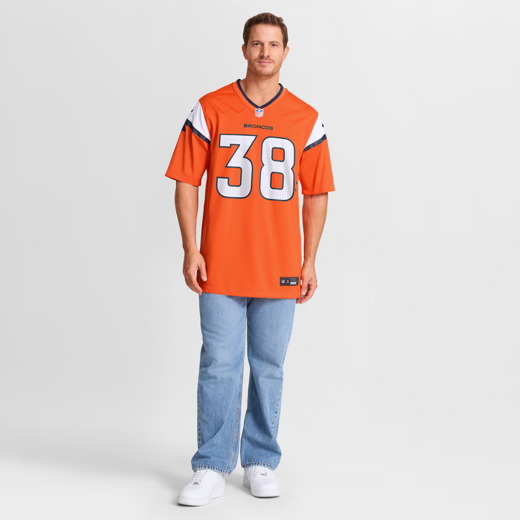 Men's Denver Broncos Jaleel McLaughlin Nike Orange Team product image 7