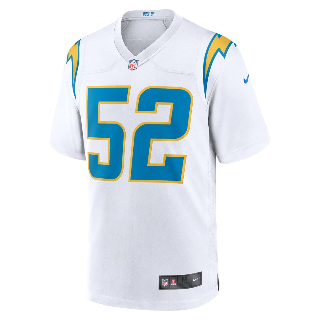 Men's Los Angeles Chargers Khalil Mack Nike White Game product image 2