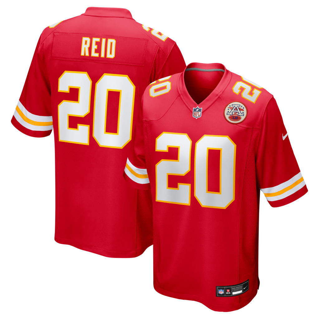 Men's Kansas City Chiefs Justin Reid Nike Red Game Jersey product image 1