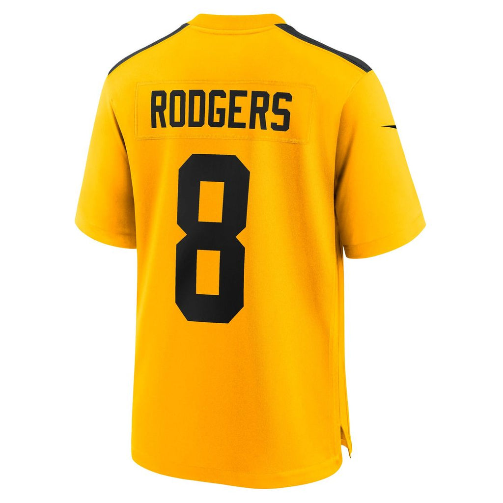 Men's Pittsburgh Steelers Aaron Rodgers Nike Gold Alternate product image 3