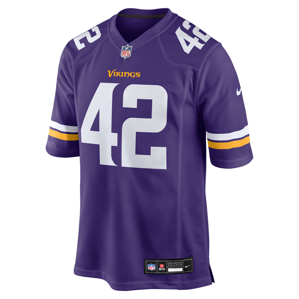 Men's Minnesota Vikings Andrew DePaola Nike Purple Game product image 2